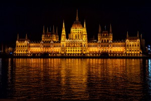 Budapest di sera