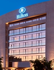 Facciata dell'hotel Hilton